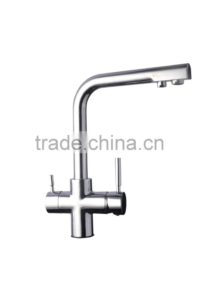 Morden Design Brass Chrome Drink Water Kitchen Faucet