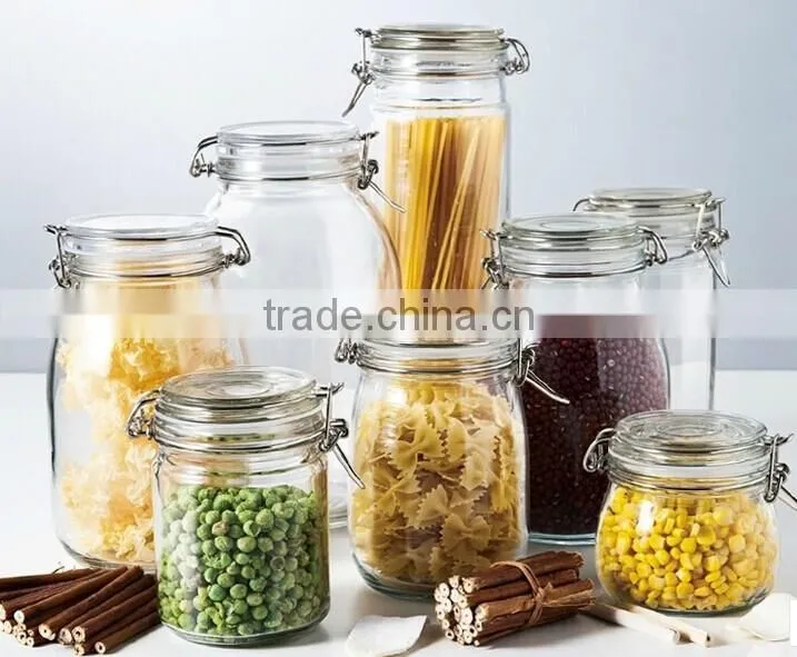 2015 new products wholesale glass Storage tank grain storage tank For kitchen