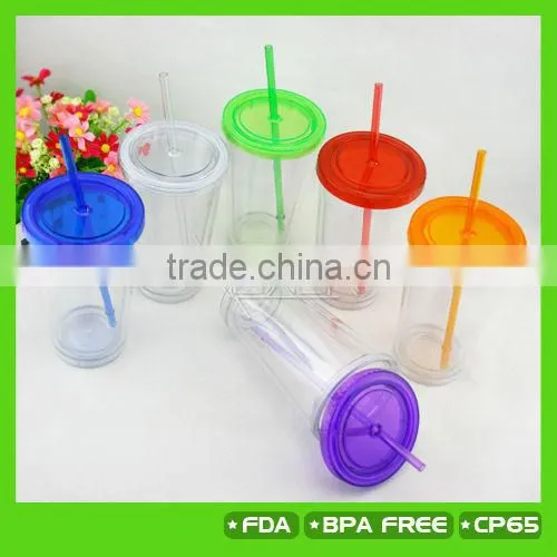 16OZ Double Wall Plastic Tumbler W Removable Bottom ,2014 NEWS!