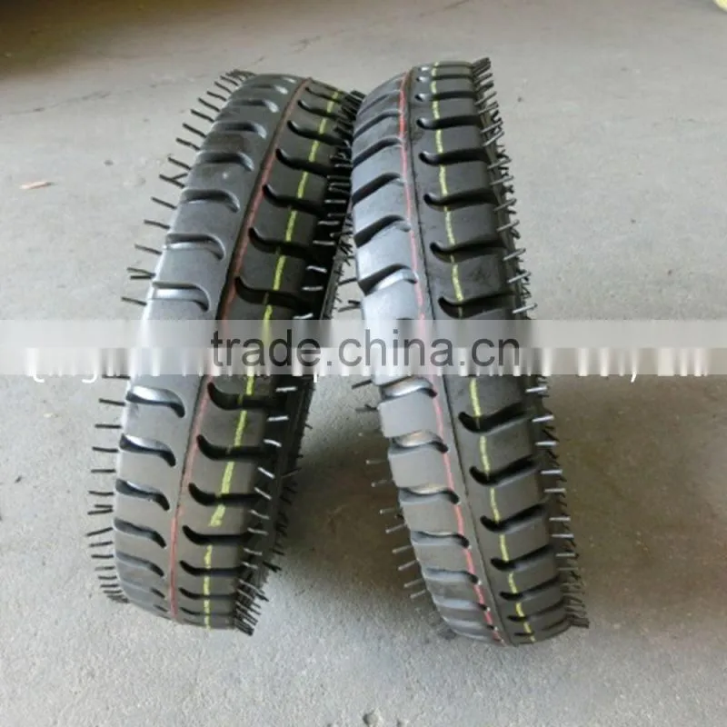 wheelbarrow out tire 4.00-8 diamond pattern wheelbarrow tyre