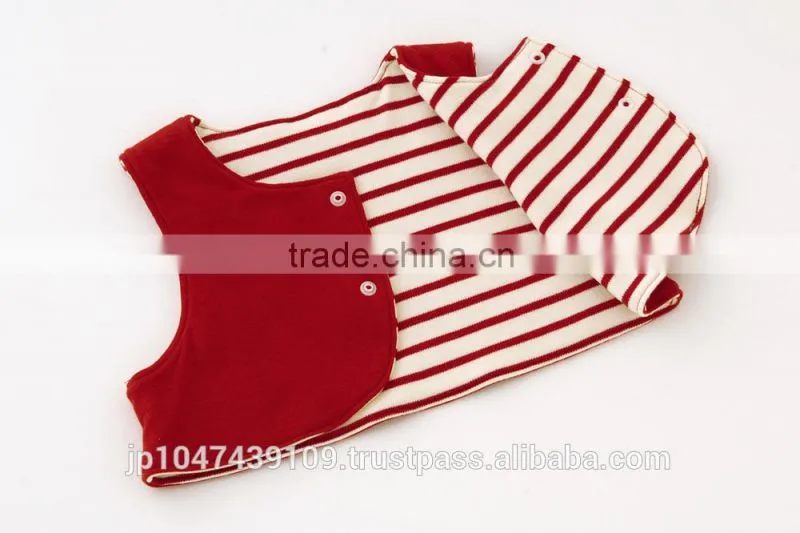Japanese wholesale products high quality cute cotton0-3 month baby vest unisex toddler clothing kids wear infant clothes