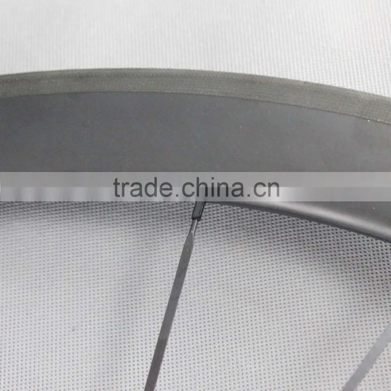 2016 ICAN BIKE high quality 700C 50mm clincher tubeless ready carbon bicycle wheels road bike wheel with R36 carbon hub 50C