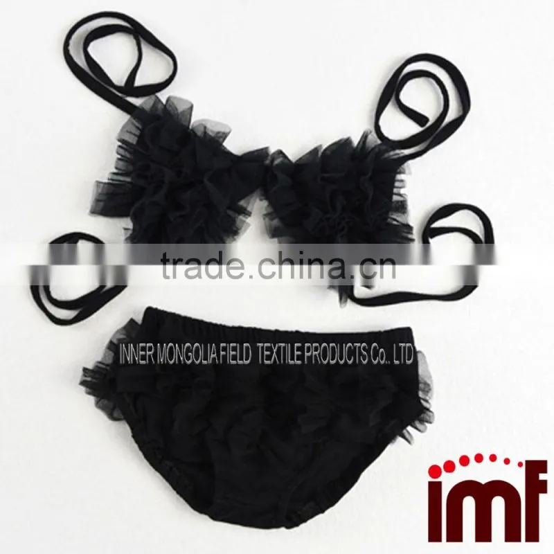 Girls Princess Swimwear Sex Lace Tutu Veil Beach Clothing Childs Bikini