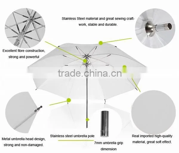 43' soft umbrella for studio