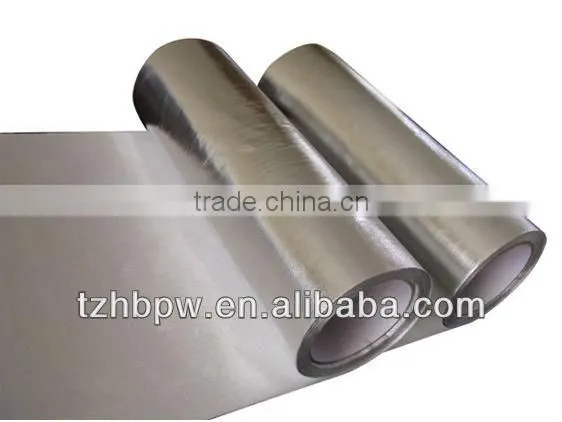 Thermal insulation aluminized fiberglass fabric