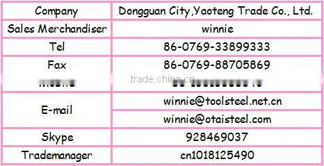 Hot work mould steel h13/1.2344/SKD61 hot forged steel plate direct buy china