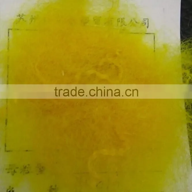 Polyester fiber10D*64MM Azo freePolyester fiber Manufacturers selling carpet material