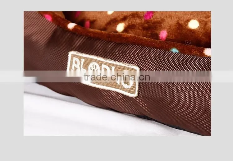 Fashion and popular latest design dog bed for sale brown and pink