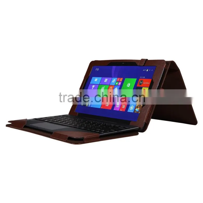 for Asus Transformer Book T100 Chi PU leather keyboard Case, folio case cover for Asus T100 Chi