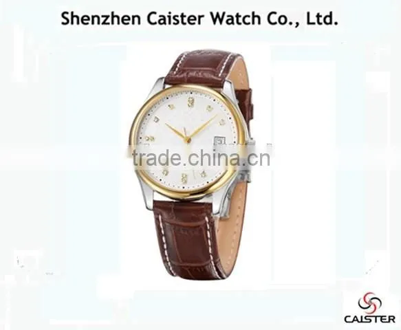 2014 new fashion mens watches senior automatic watch stainless steel smart valentine gift watch
