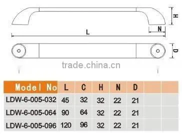 Aluminum U shape handle