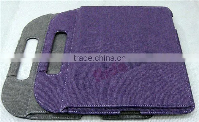 ultrathin leather bag case,for apple ipad 3 ipad3 case,handbag Leather Case High quality with stand leather cover case