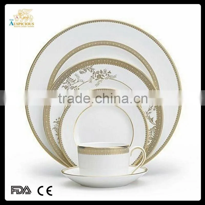 bone china 20 pcs decal dinnerware set