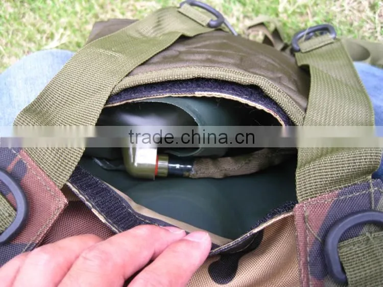 Outdoor camouflage hump tactical military water backpack