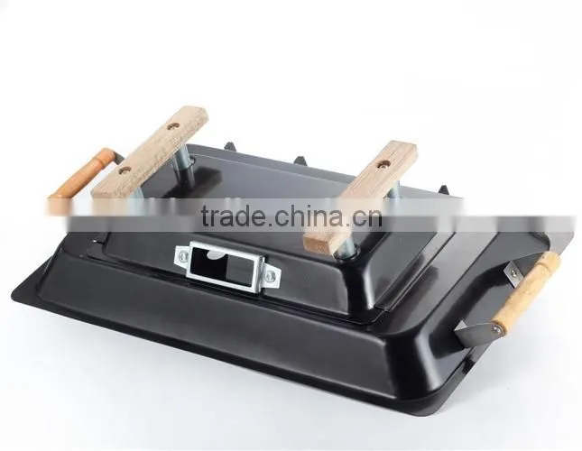 Fashion folding portable charcoal hanging bbq grill