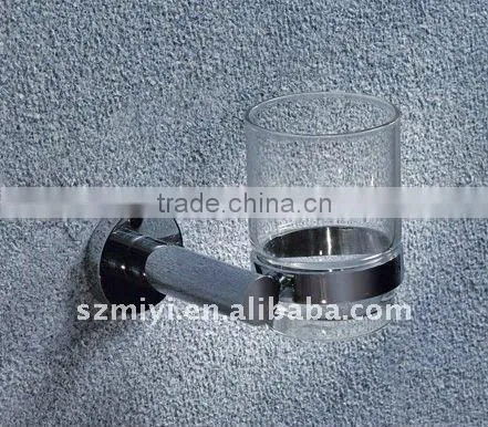 bathroom toothbrush glass holder