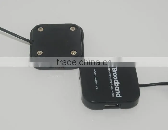USB 2.0 high speed 3 port flat usb hub with webkey/weblink button