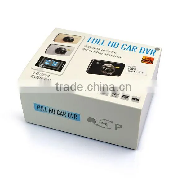 New Shelves Thinnest 2.7inch Touchscreen 170deg angle SOS G-sensor 1080p night vision car camera hd dvr