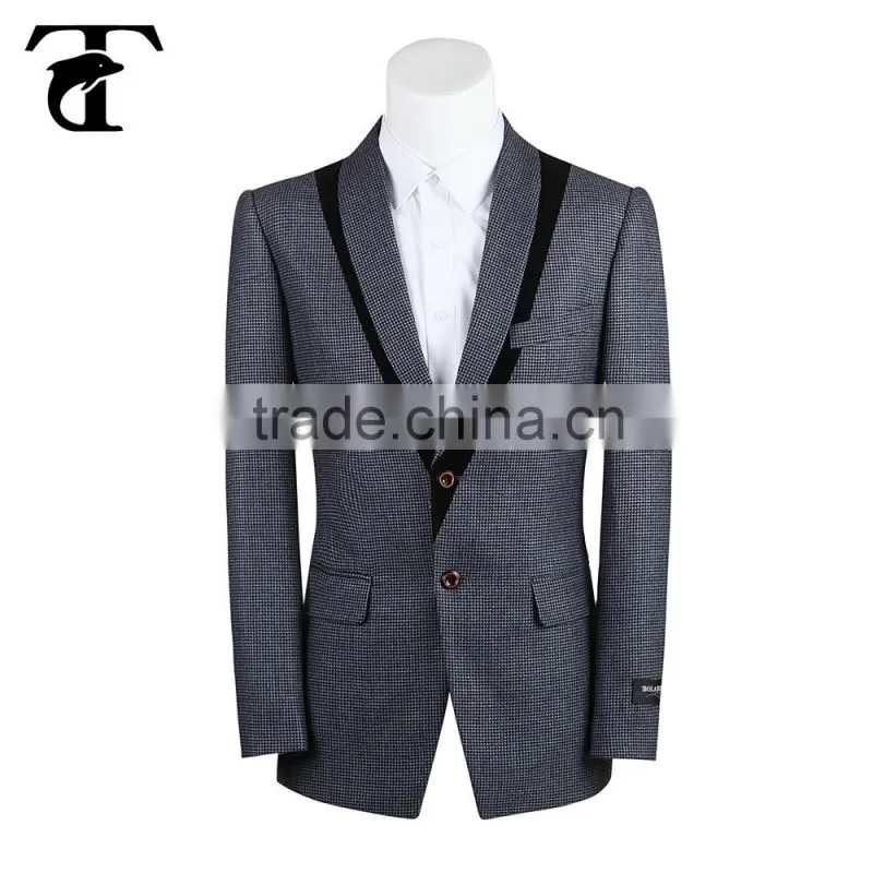 2015 new design men suit cheap mens clothing custom men blazer
