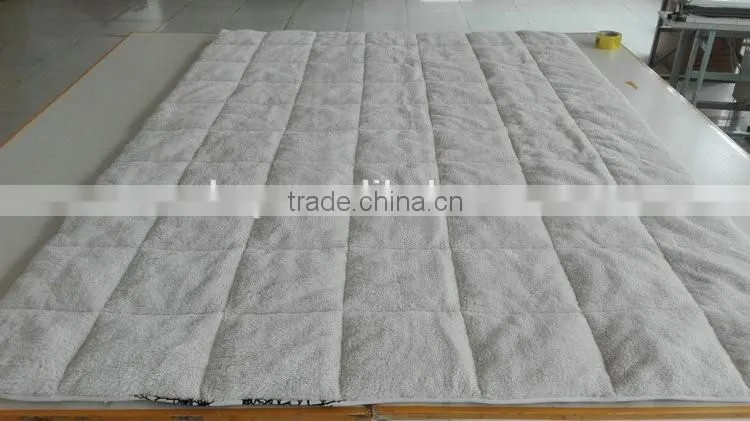 Best products printed microfiber quilt, Lamb Fleece Quilt from china online shopping
