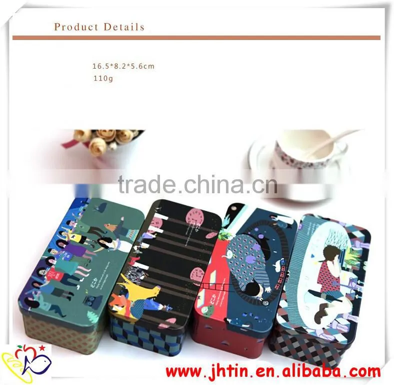 small rectangular colorful tin box alibaba factory