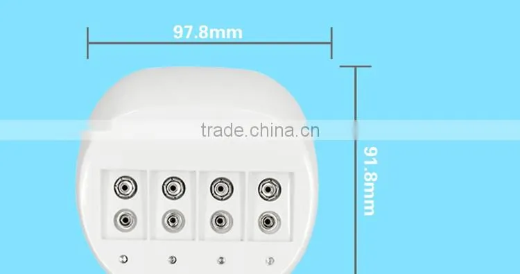 2016 Wholesale Price 9V Portable Battery Charger For Li-ion Rechargeable Batteries, 4 Bay