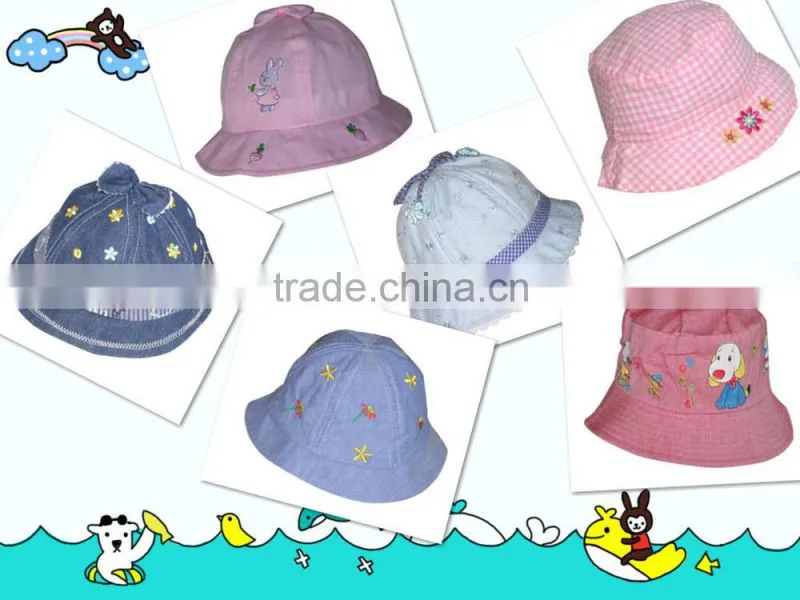 New Product Kids Animal Cartoon Summer Bucket Hats Sunhat With Cute Dog Baby Summer Hats