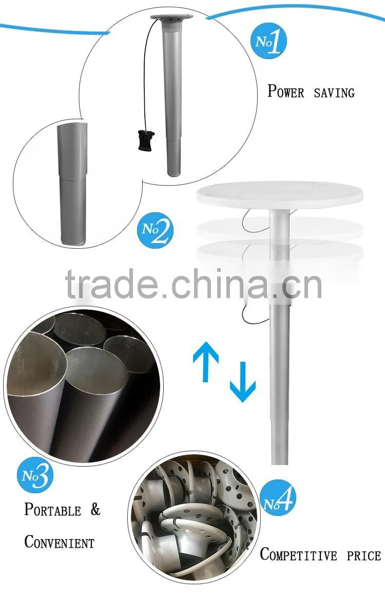 Custom hot sale furniture parts aluminum lifting column table base