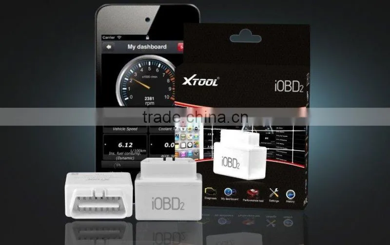 iOBD2 Auto Scanner communicate via Smart car by WIFI Support Android/IOS System