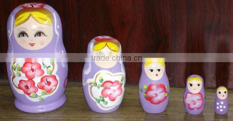 wholesale wooden russion nesting doll