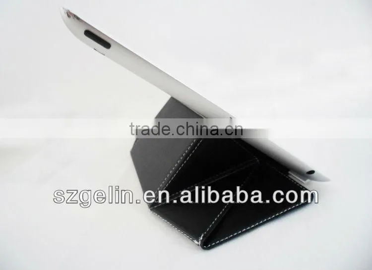 protective pu leather case for apple ipad 2