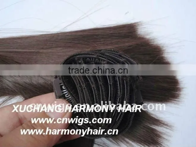 Wholesales clip human hair extensions