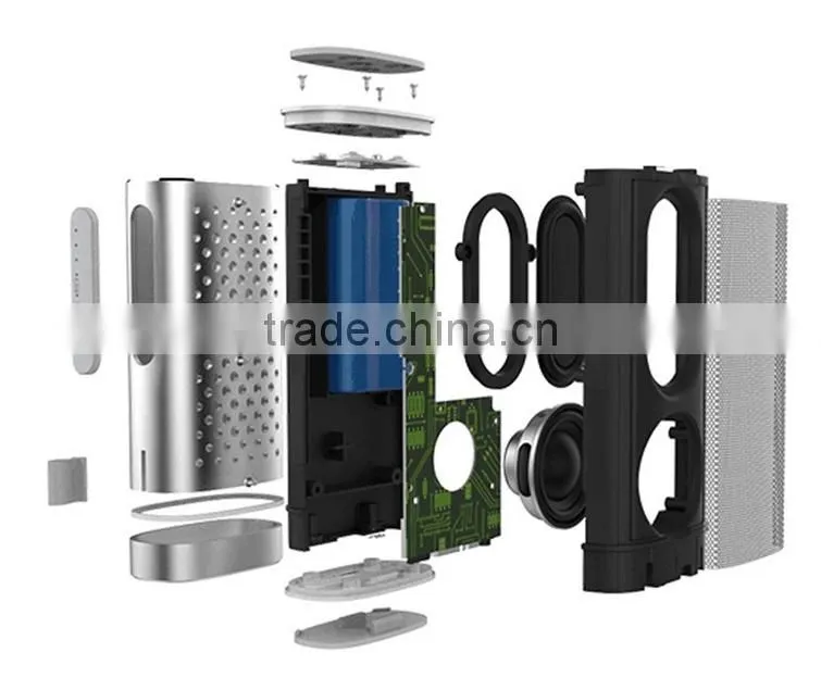 New 3in1 Function bluetooth 4400mah Power Bank Speaker waterproof
