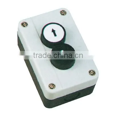 CNGAD 1 white and 1 black flush spring return button switch box(electric control box,control box)(GB2-B222)
