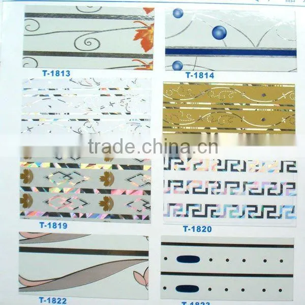 PVC self adhesive foil paper decoration