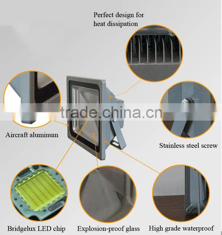 150w outdoor led flood light High lumen IP65 led flood light integrated LED chip flood light led