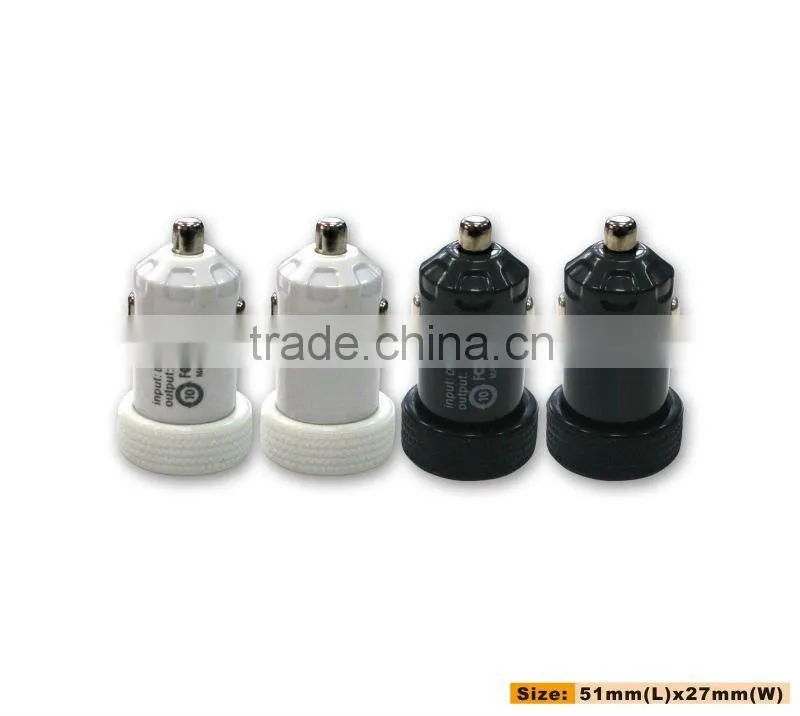 2.1A 12V USB mini car chargers for IPAD