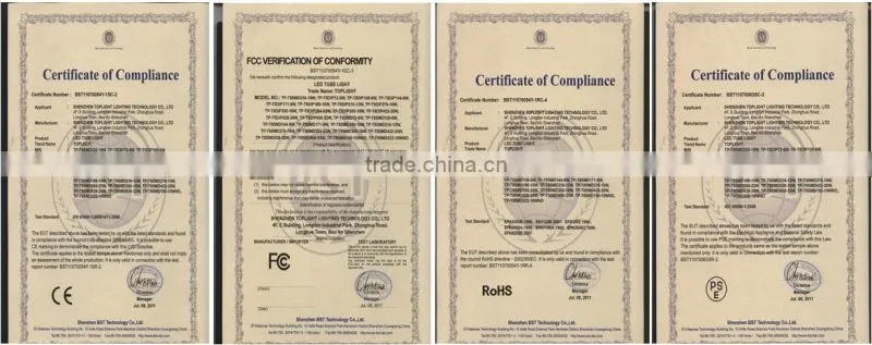 anti-corrosion Waterproof dustproof 600mm 1200mm 1500mm ip65 led tri-proof light