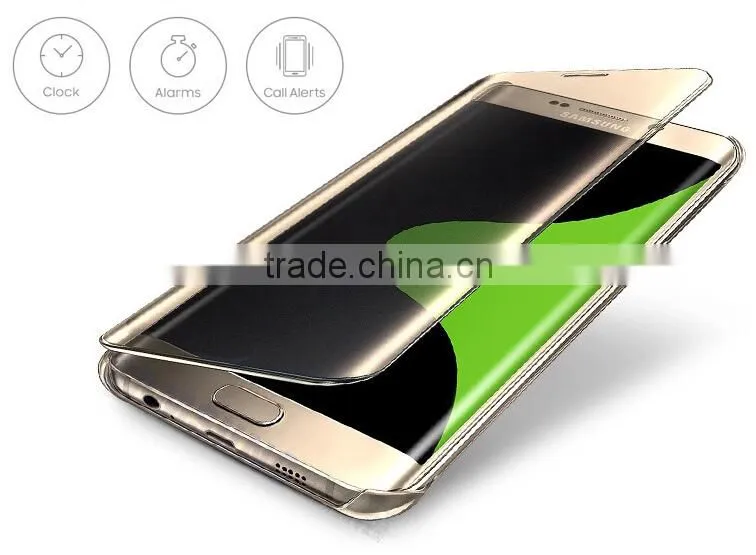 Full HD Front Smart Flip Phone Cover Transparent Phone Case For Samsung
