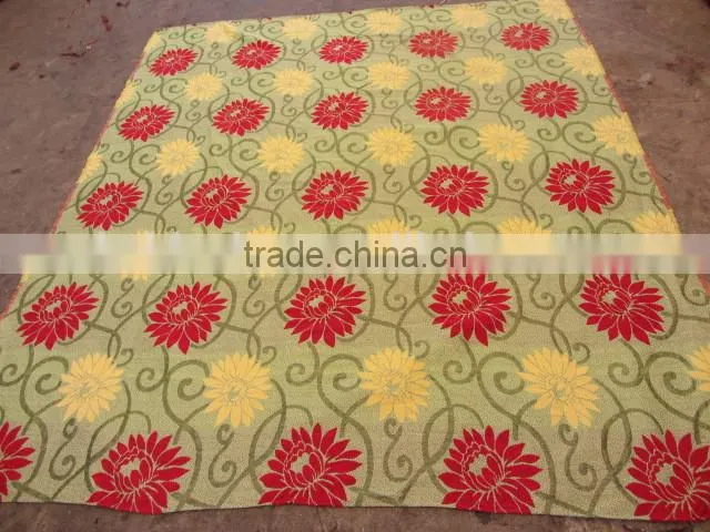 multicolor golden thread blanket