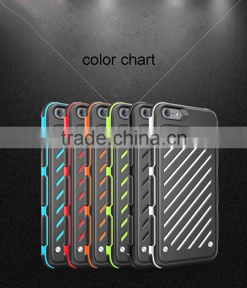 Wholesale Shock Resistant Slim Armor Cell Phone Cover For Iphone 6 Hybrid Case
