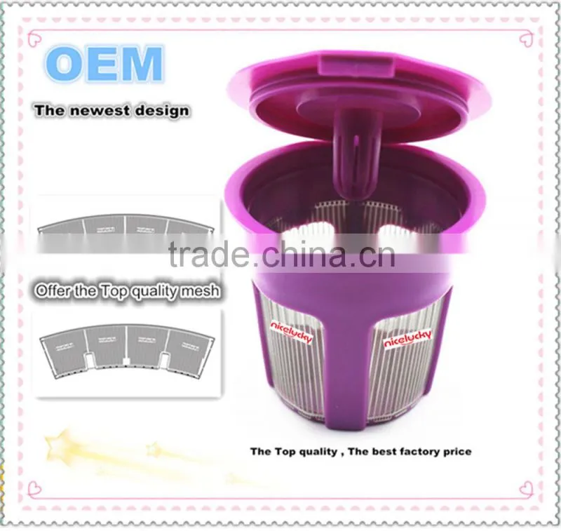 The best Factory price and top quality round coffee filters, K-cups Coffee Filter, plastic coffee filter
