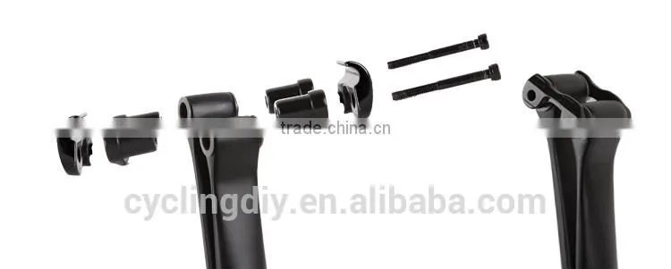 Adjustable seat post carbon 3k for bike saddle