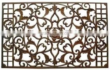 cast iron rectangle doormat decoration