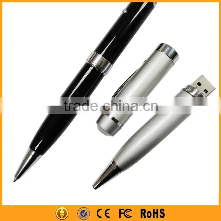 Wholesale Alibaba Fashion Pen Shape Metal Custom USB Pen