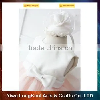 Hot sale breathable birthday long tutu dress for kids light pink plus size tutu dress