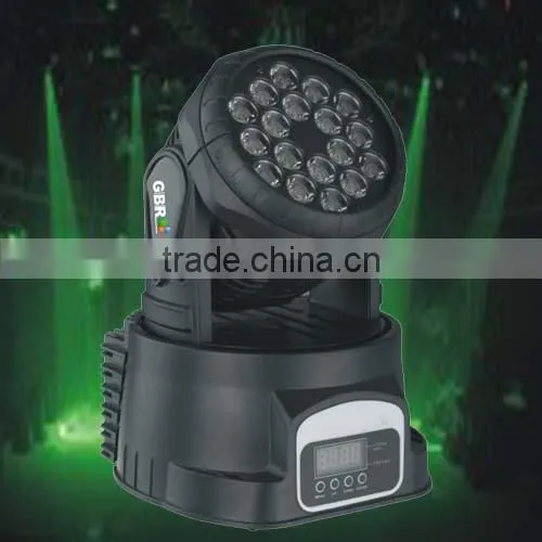 18x3w RGB LED moving head for sale