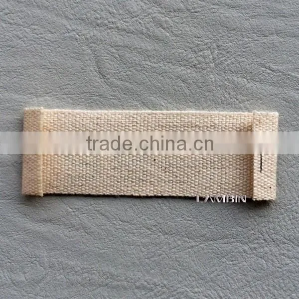 100% Cotton tape/canvas silk screen printed neck labels for Korean clothes for girls/women