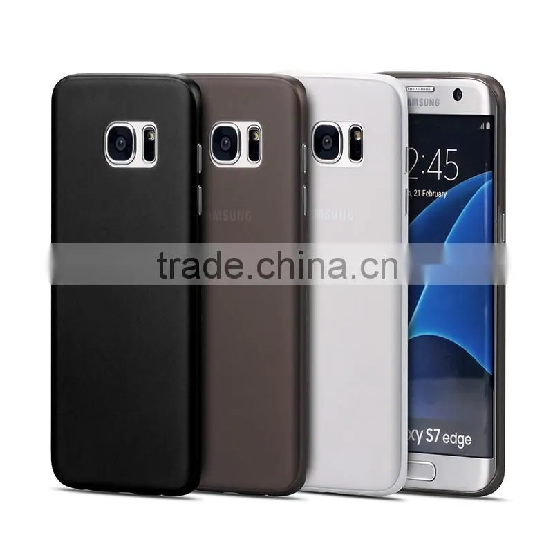 0.35mm Ultra thin PP case for matte galaxy S7 edge, for galaxy S7 edge black hard case,