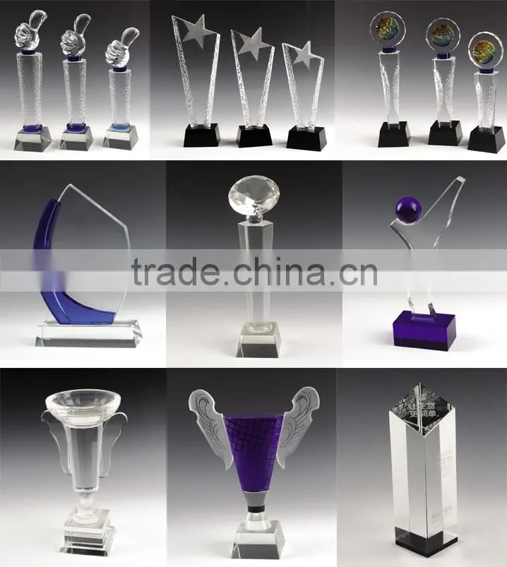 New Arrival Angel Trophy Award For Wholesale Crystal Trophy